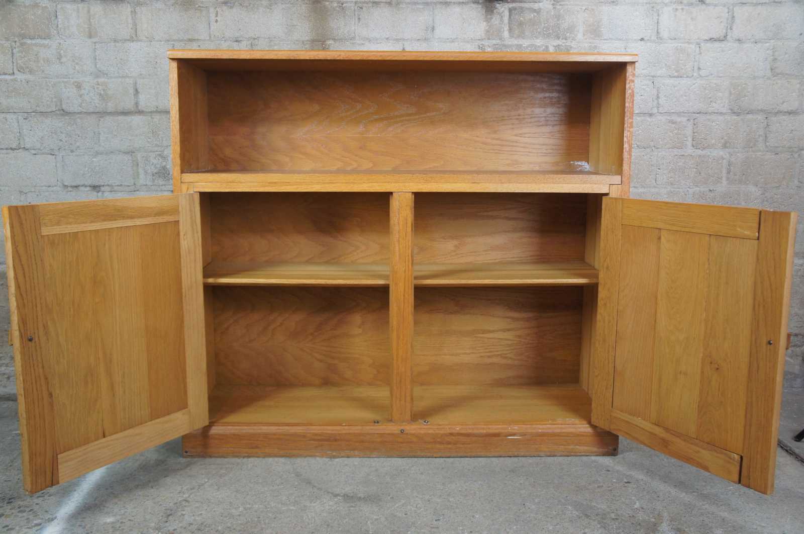 Modern Oak Kitchen Cabinet Set (8 pc.) [AZT T4725]
