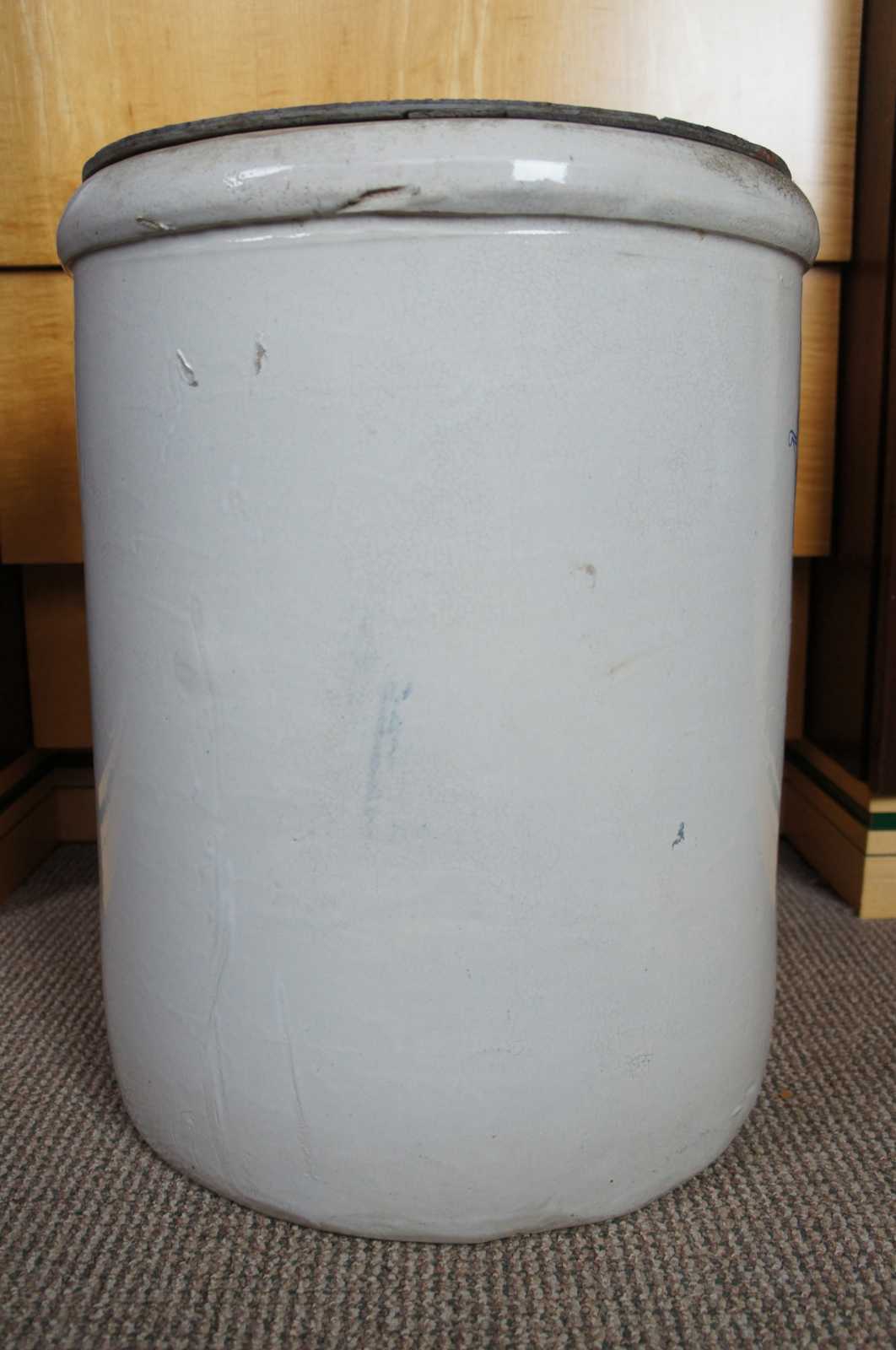 Antique 12 Gallon Stoneware Crock