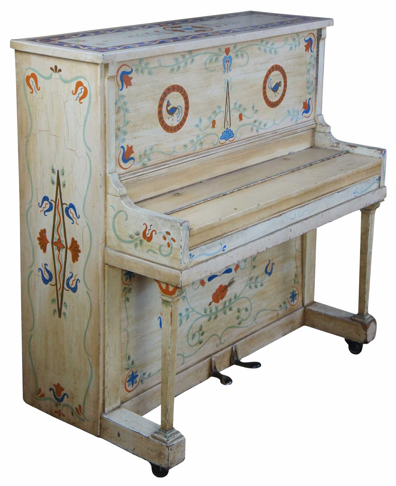 1930s Antique Wurlitzer Hand Painted1930s Antique Wurlitzer Hand Painted  