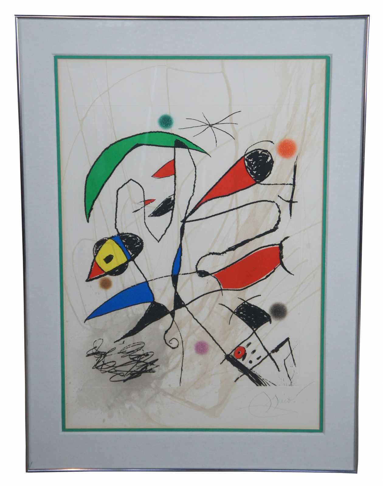 Joan Miro: La souris qui admirait la lune, 1975, Lithographie orig. XI