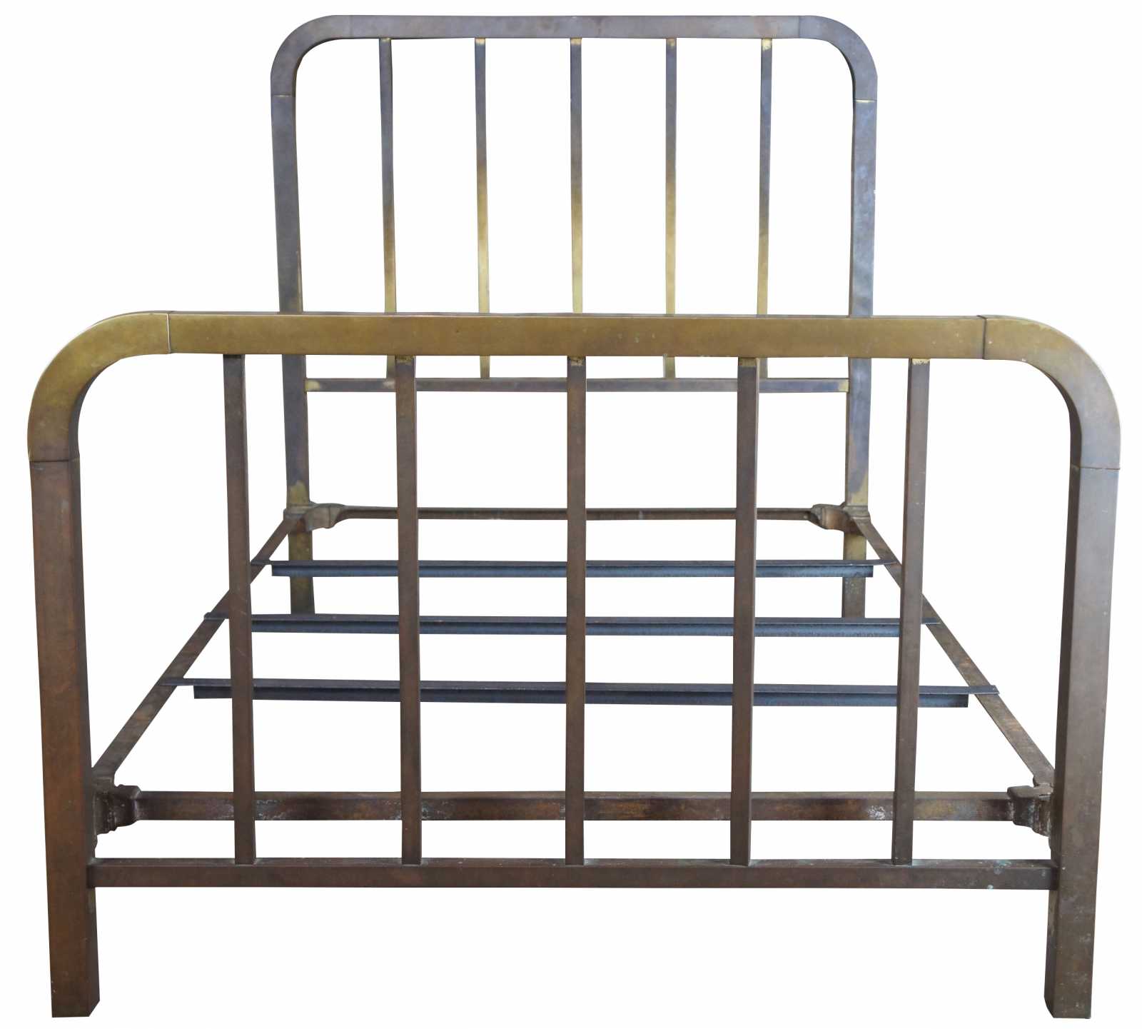 Brass Double Bed Frame, Vintage