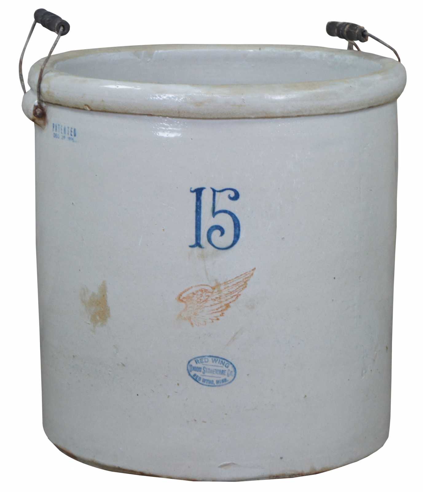 2 Gallon Hand-Turned Pottery Butter Churn