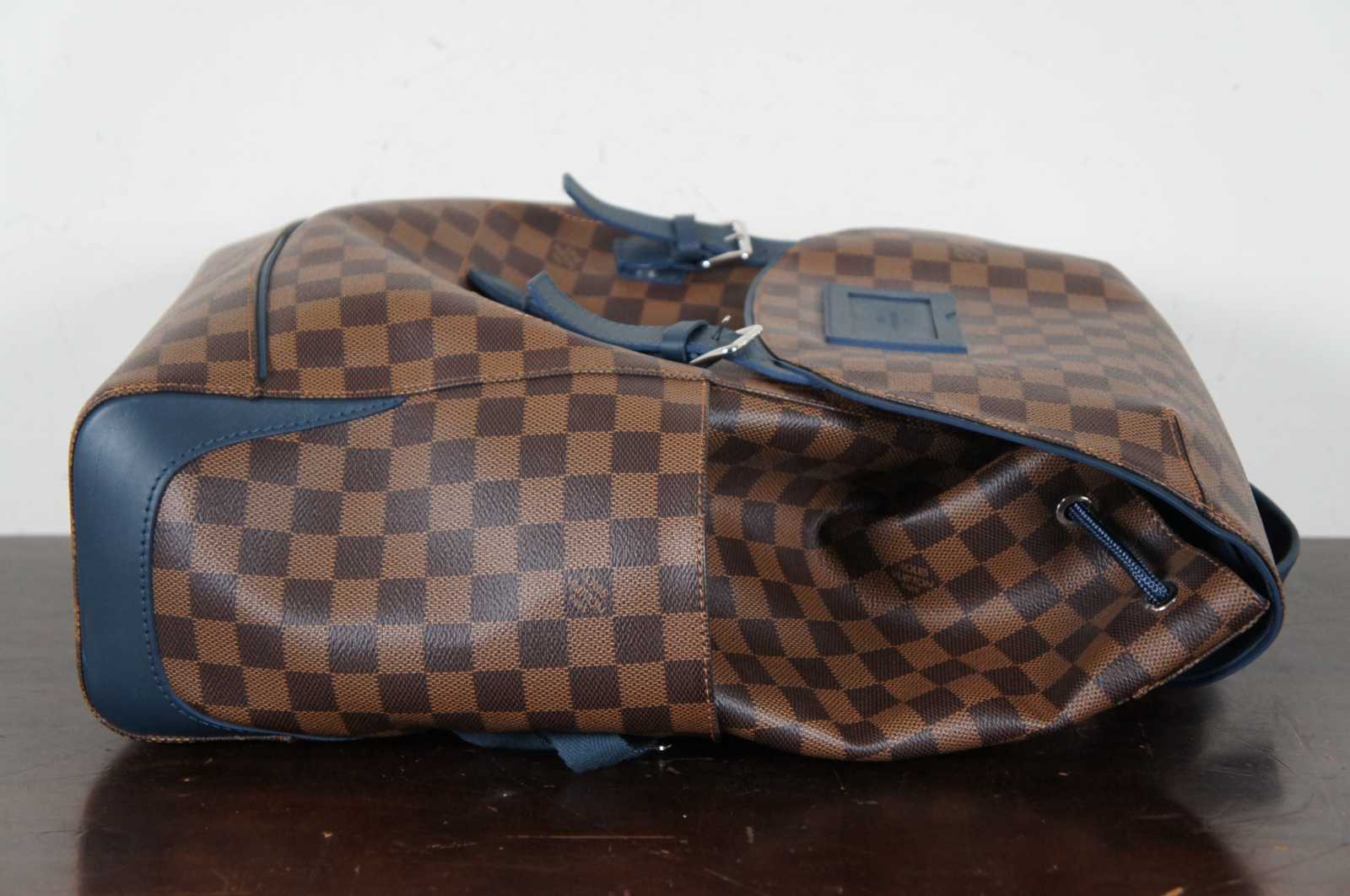 Louis Vuitton lv shoulders bag Damier graphite backpack