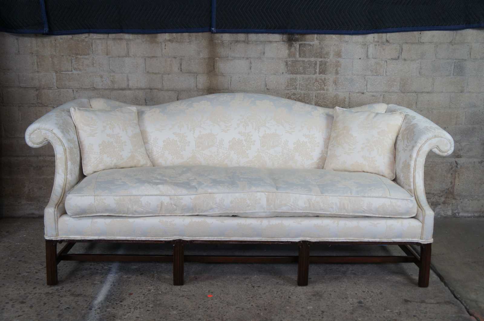 Hickory chair chippendale online sofa