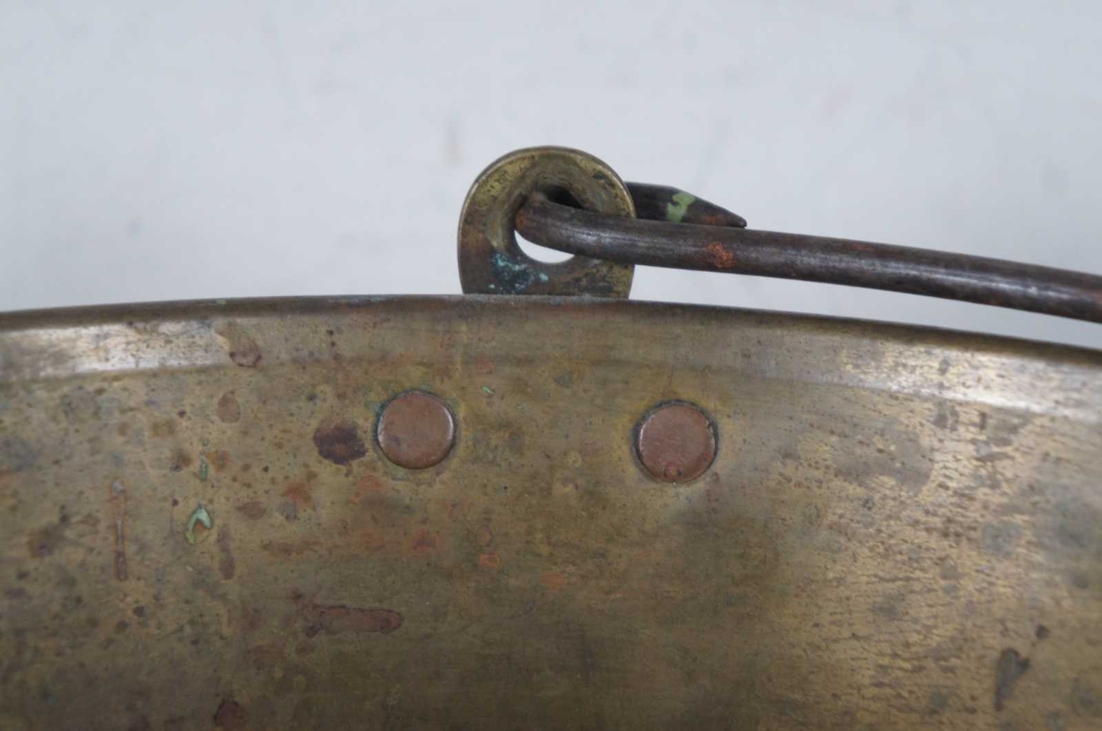 Antique Polished Brass H.W. Hayden Waterbury Brass Co Bucket Large Brass  Storage Basket Brass Planter My40yearcollection 