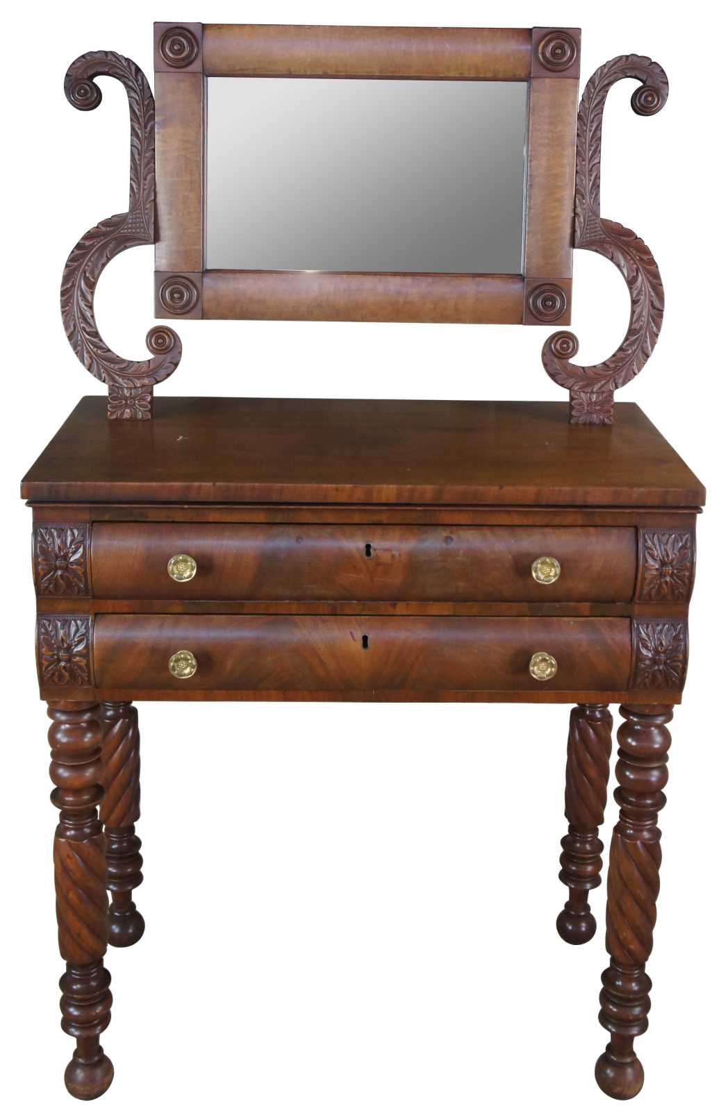 Indian Heritage Wooden Mini Dressing Table with Three Drawers: Buy Online  at Best Price in UAE - Amazon.ae