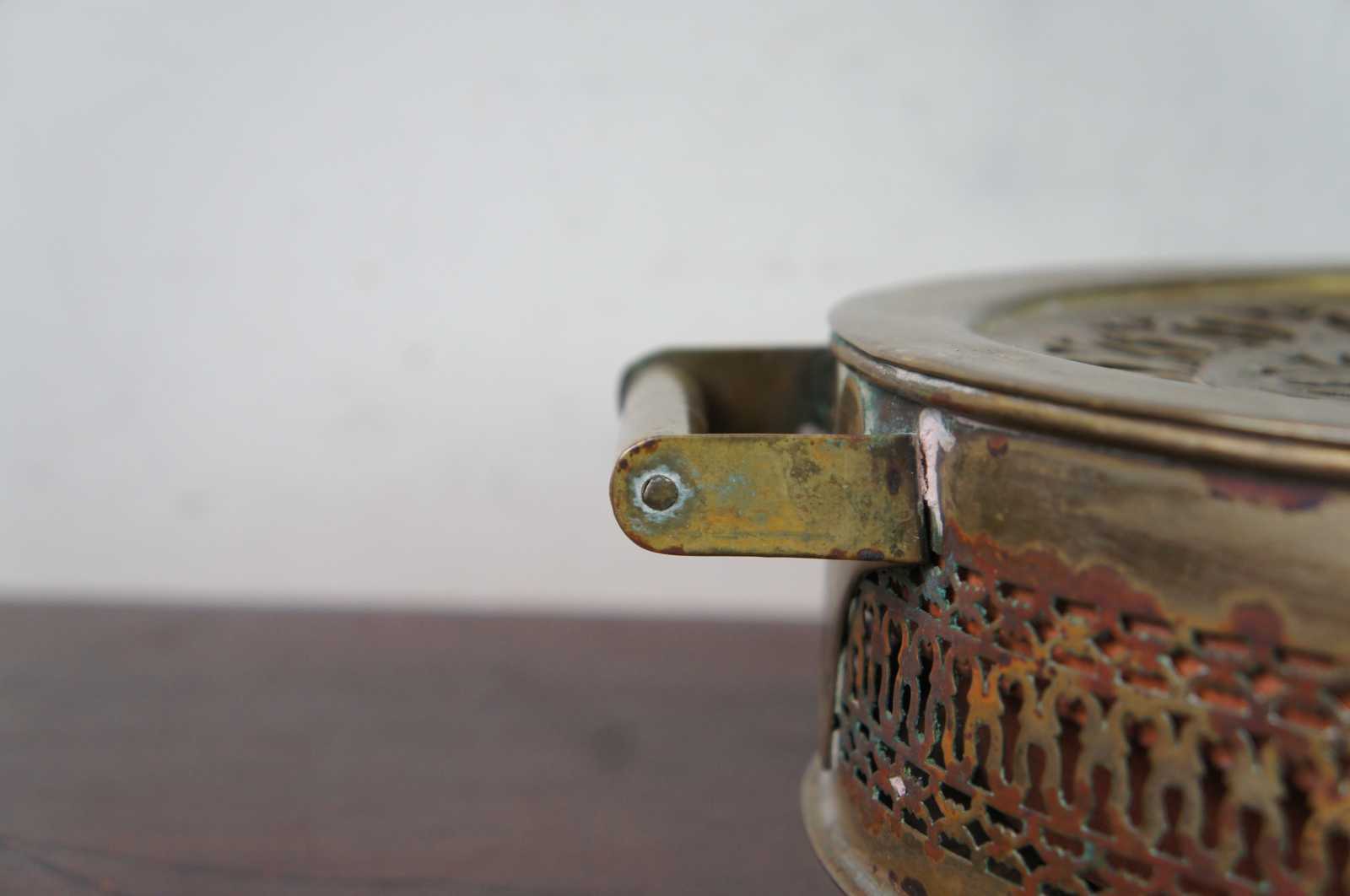 Vintage Plate Warmer, a French Silver Metal Food Warmer 