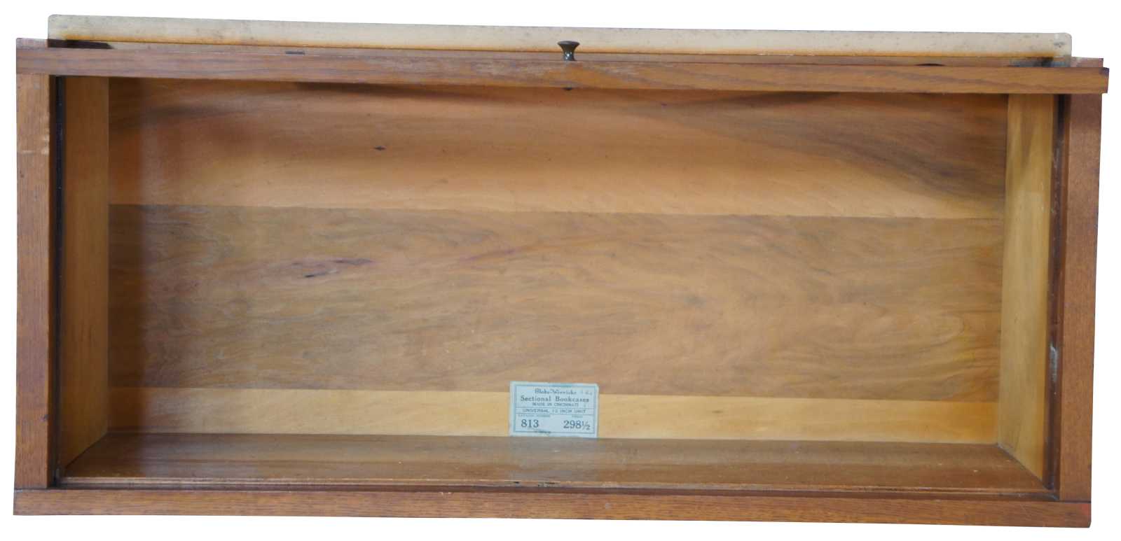 2 Antique Oak Globe Wernicke Sectional Barrister Library Bookcases 813