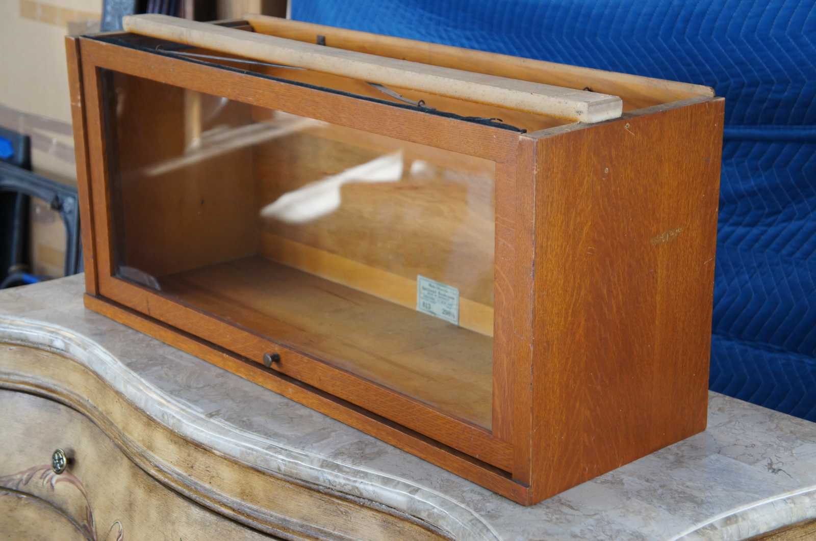 2 Antique Oak Globe Wernicke Sectional Barrister Library Bookcases 813