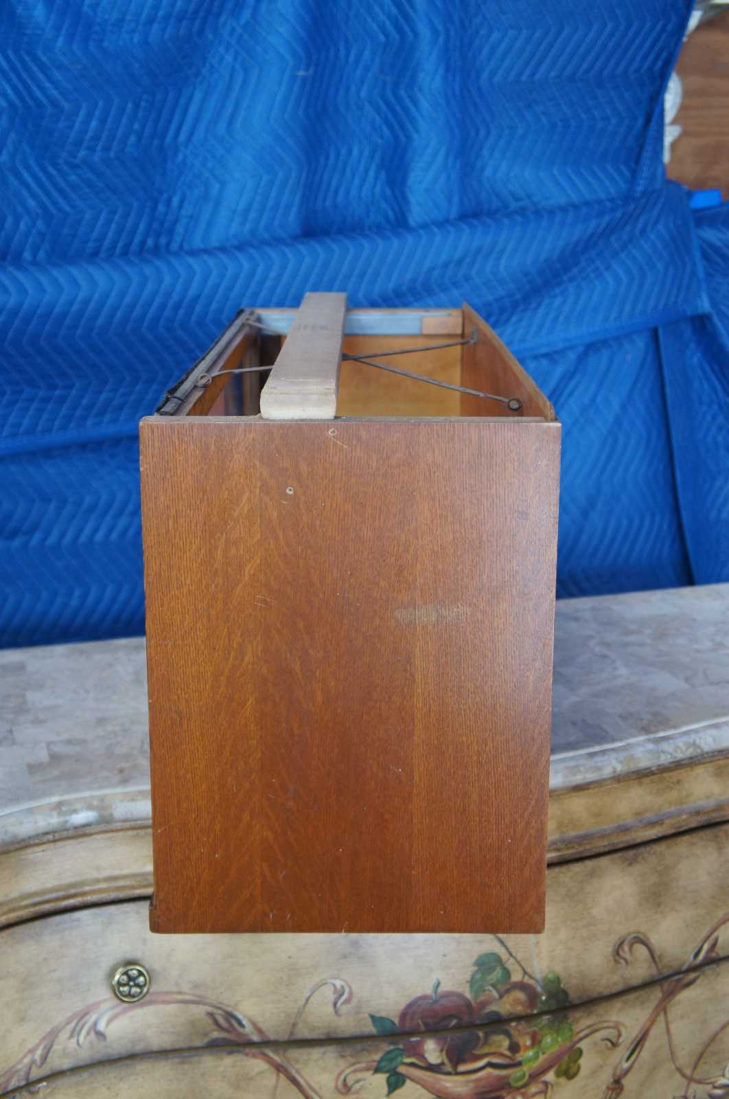 2 Antique Oak Globe Wernicke Sectional Barrister Library Bookcases 813