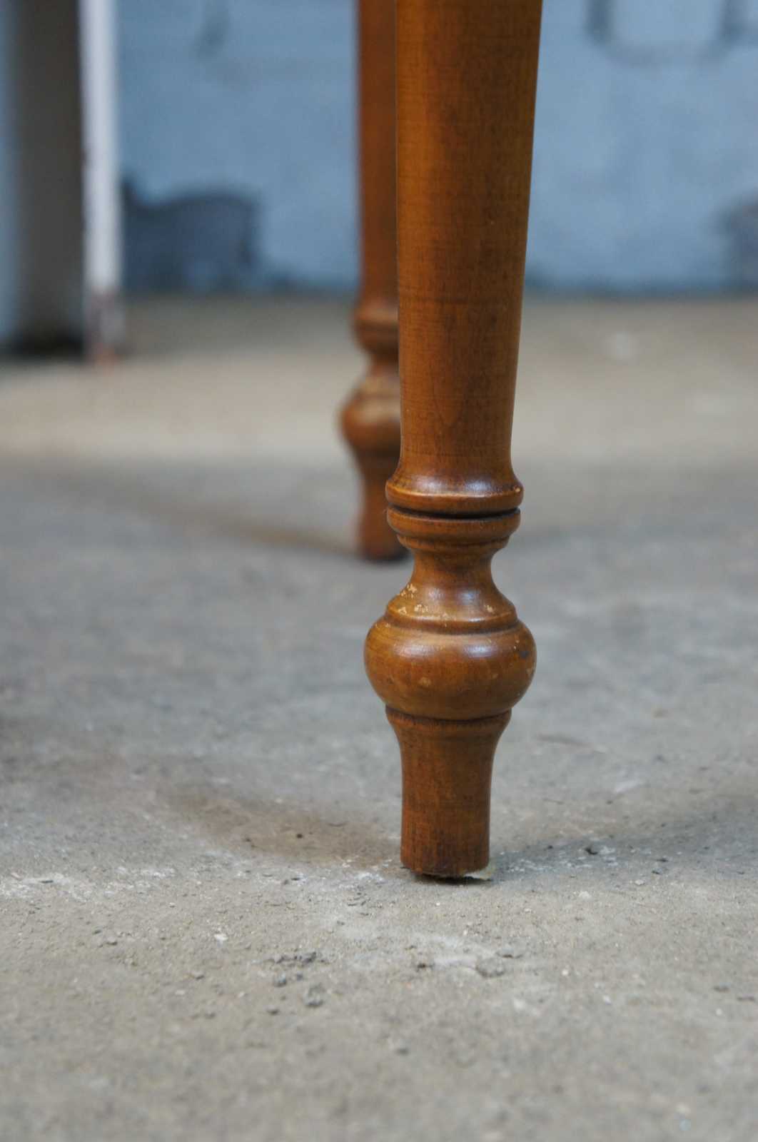 Antique Maple Conant Ball New England Drop Leaf Pedestal Table Plant ...