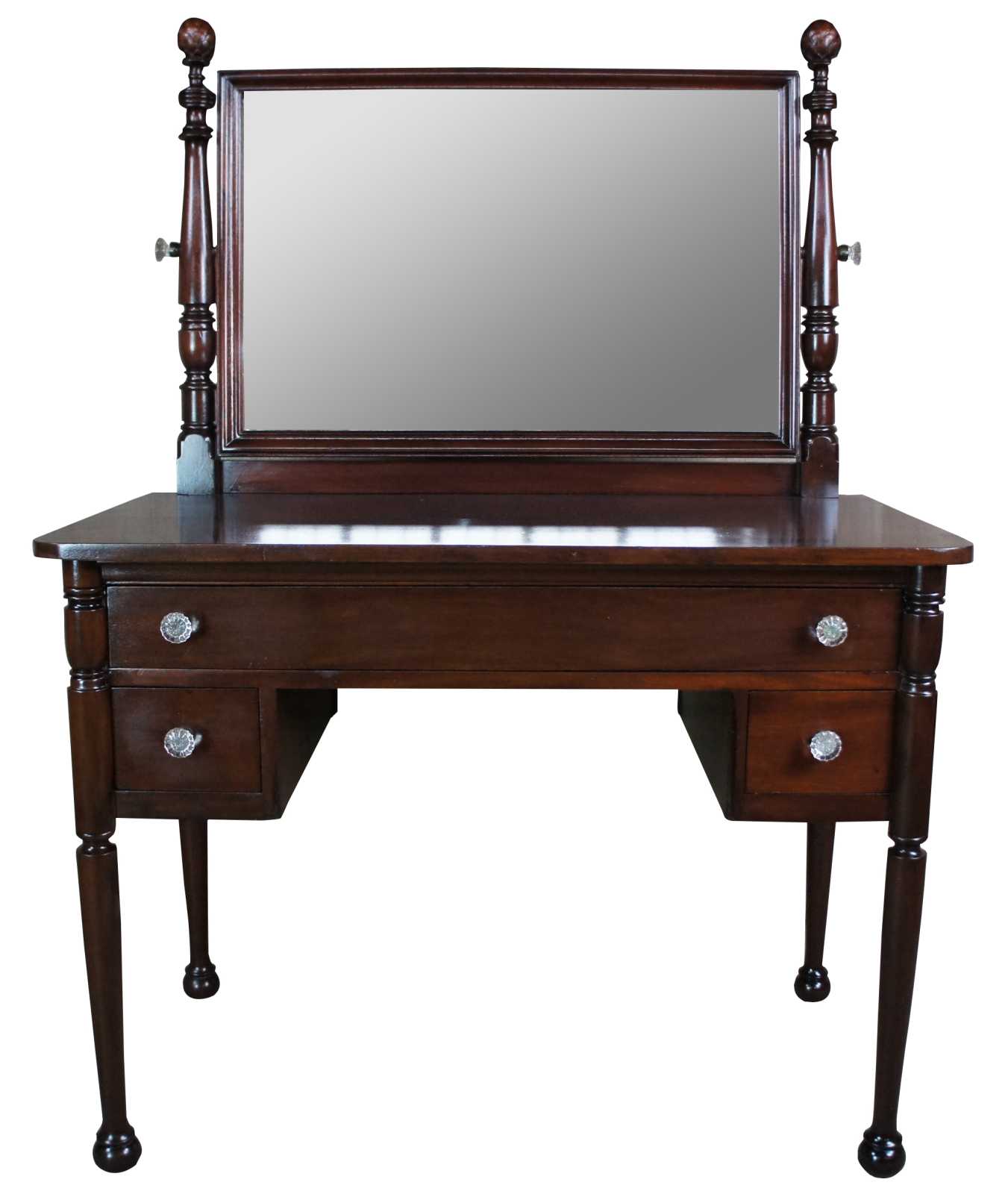 mahogany vanity desk