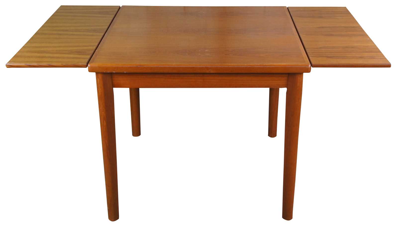 Denmark teak テーブル Sleek Danish Dining Table with Rectangular Top in Teak