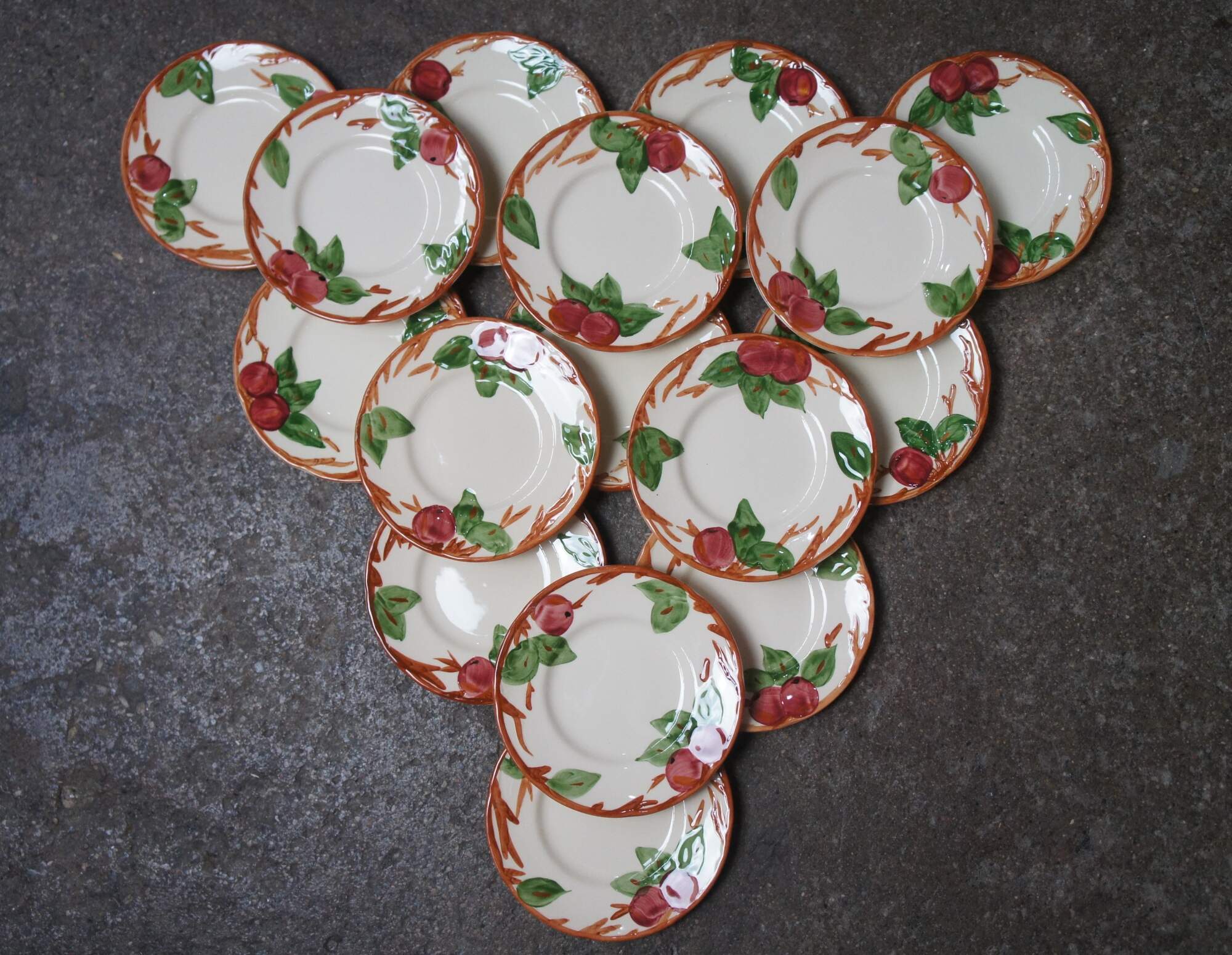 Vintage FRANCISCAN APPLE China Replacement Pieces. Buyer's Choice