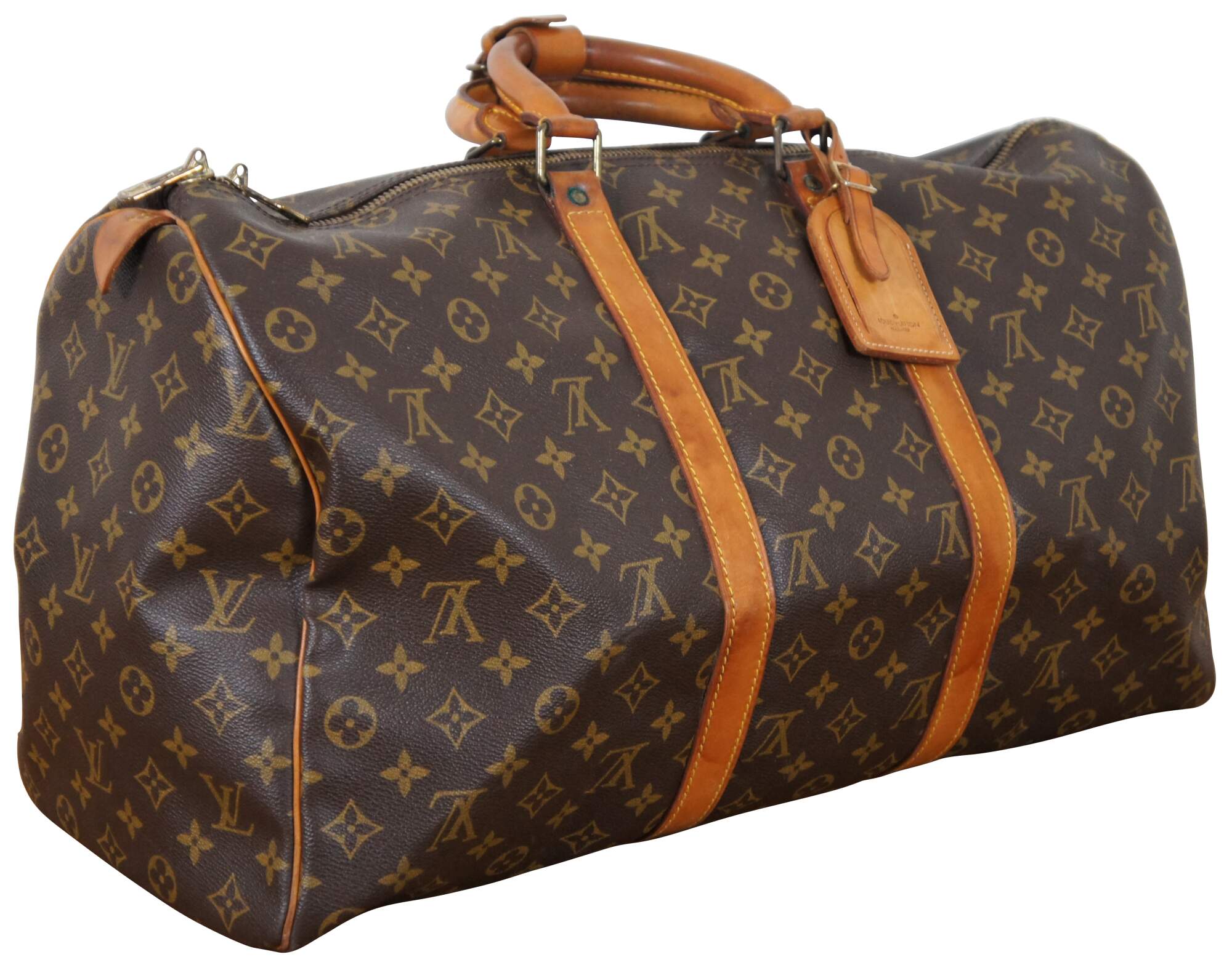 Louis Vuitton Keepall Bandouliere 45 Luggage Boston Bag(Brown)