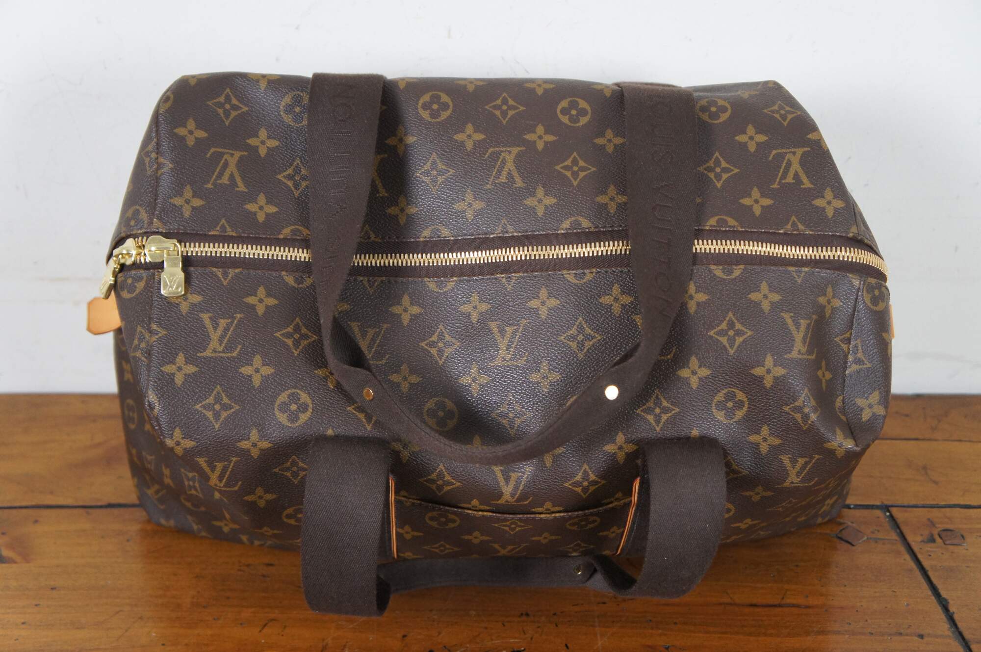 Louis Vuitton Monogram Beaubourg Sporty Duffle Bag - Brown Luggage