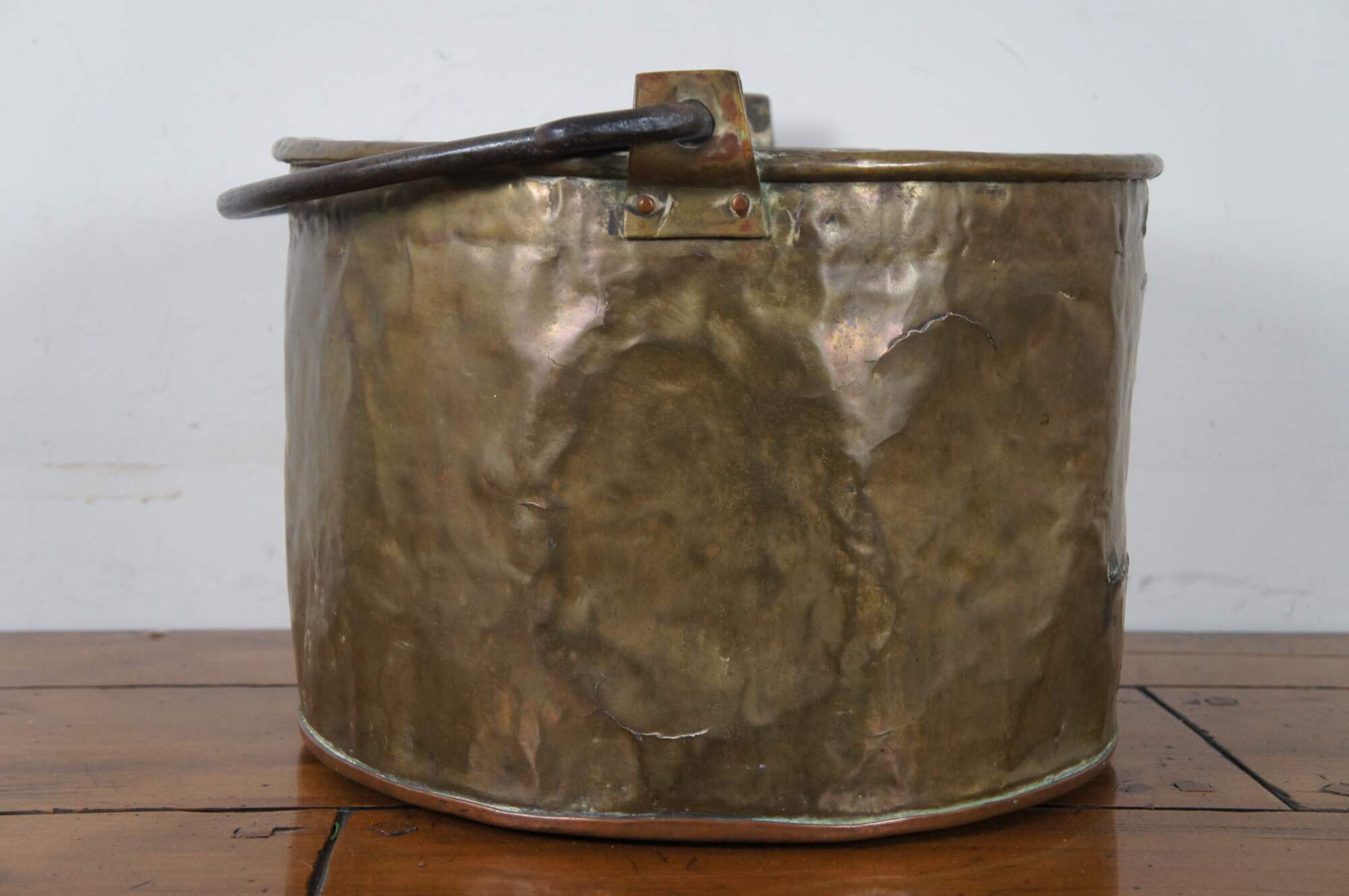Antique COPPER APPLE BUTTER/CANDY KETTLE 24 Cauldron/Pot +