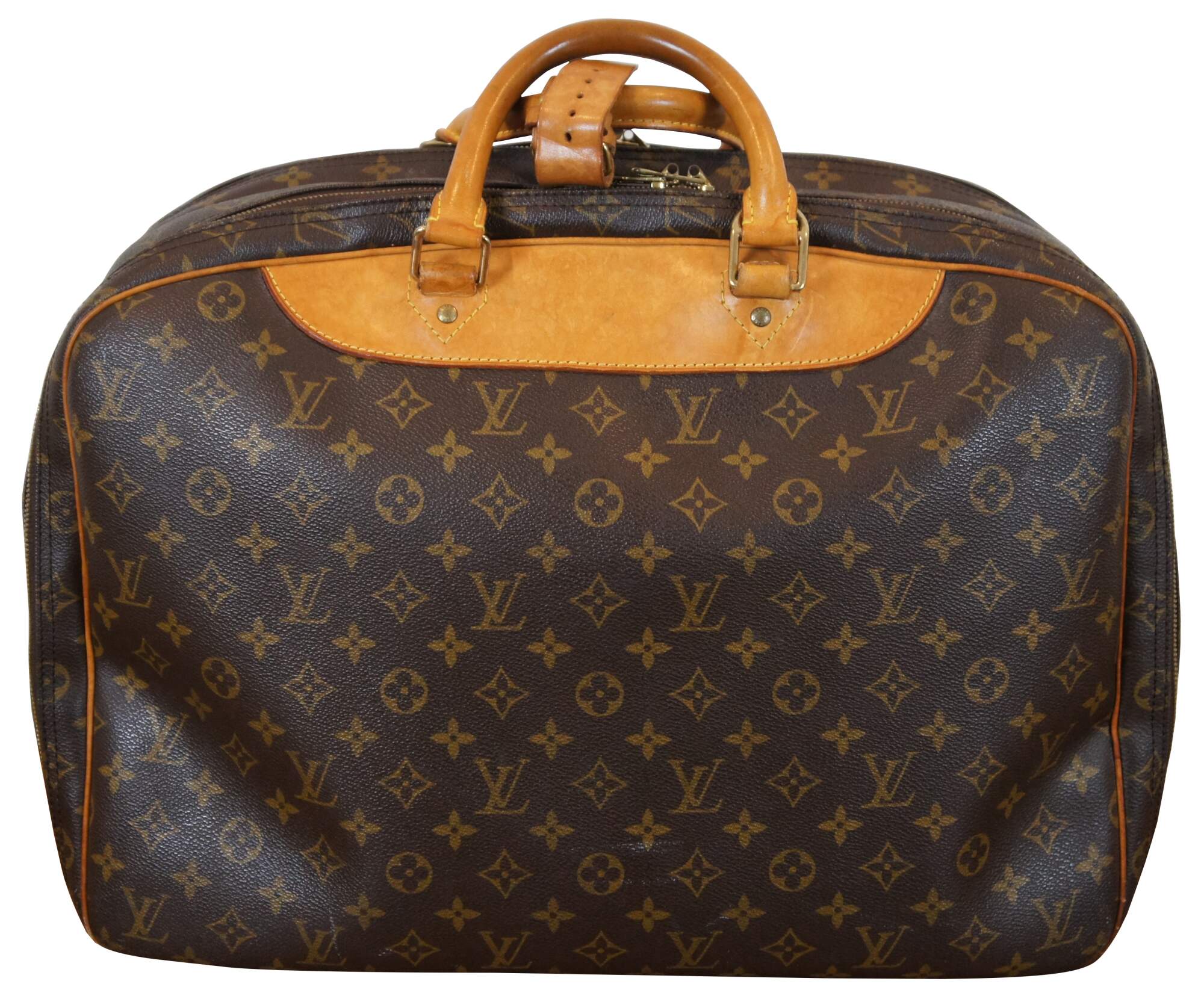 Louis Vuitton Paris Alize 24 Heures Brown Monogram Boston Duffel Travel Bag  18