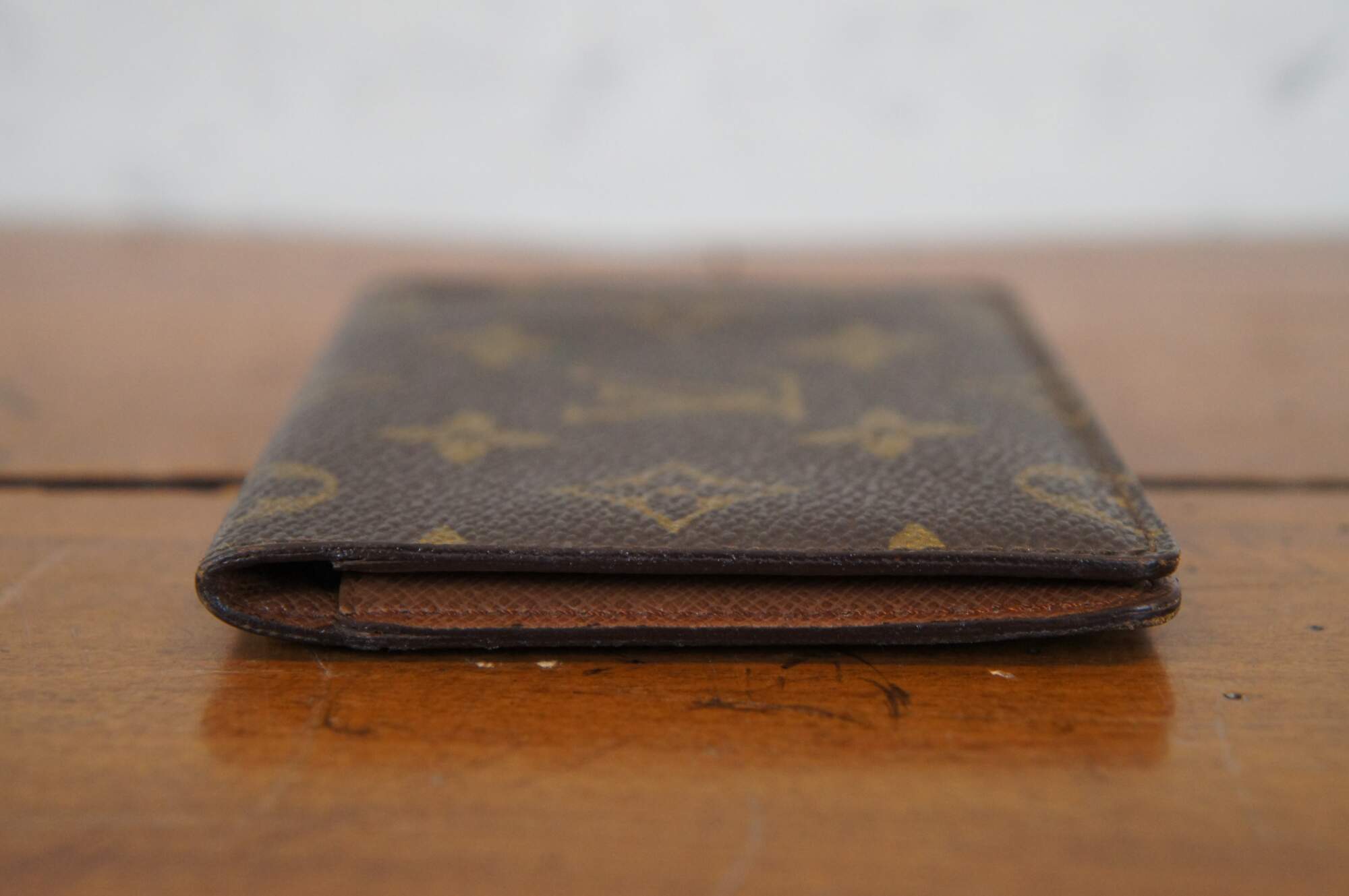 Louis Vuitton Paris Monogram Portes 2 Cartes Bi-fold Wallet Card Holder ID  Case