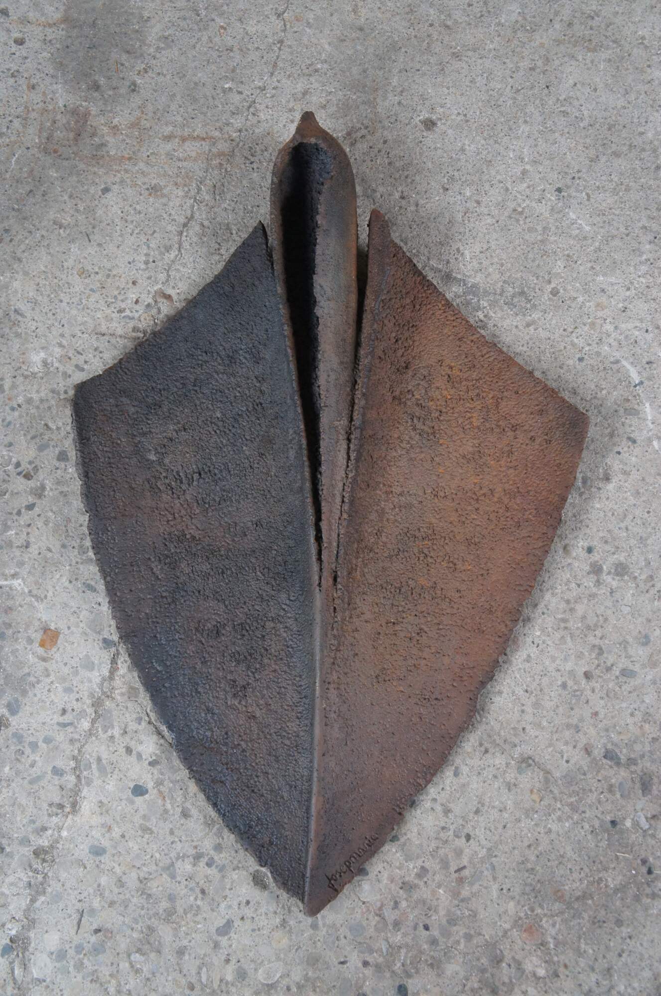 Josep Maria Subirachs Industrial Modernist Abstract Cast Iron Wall