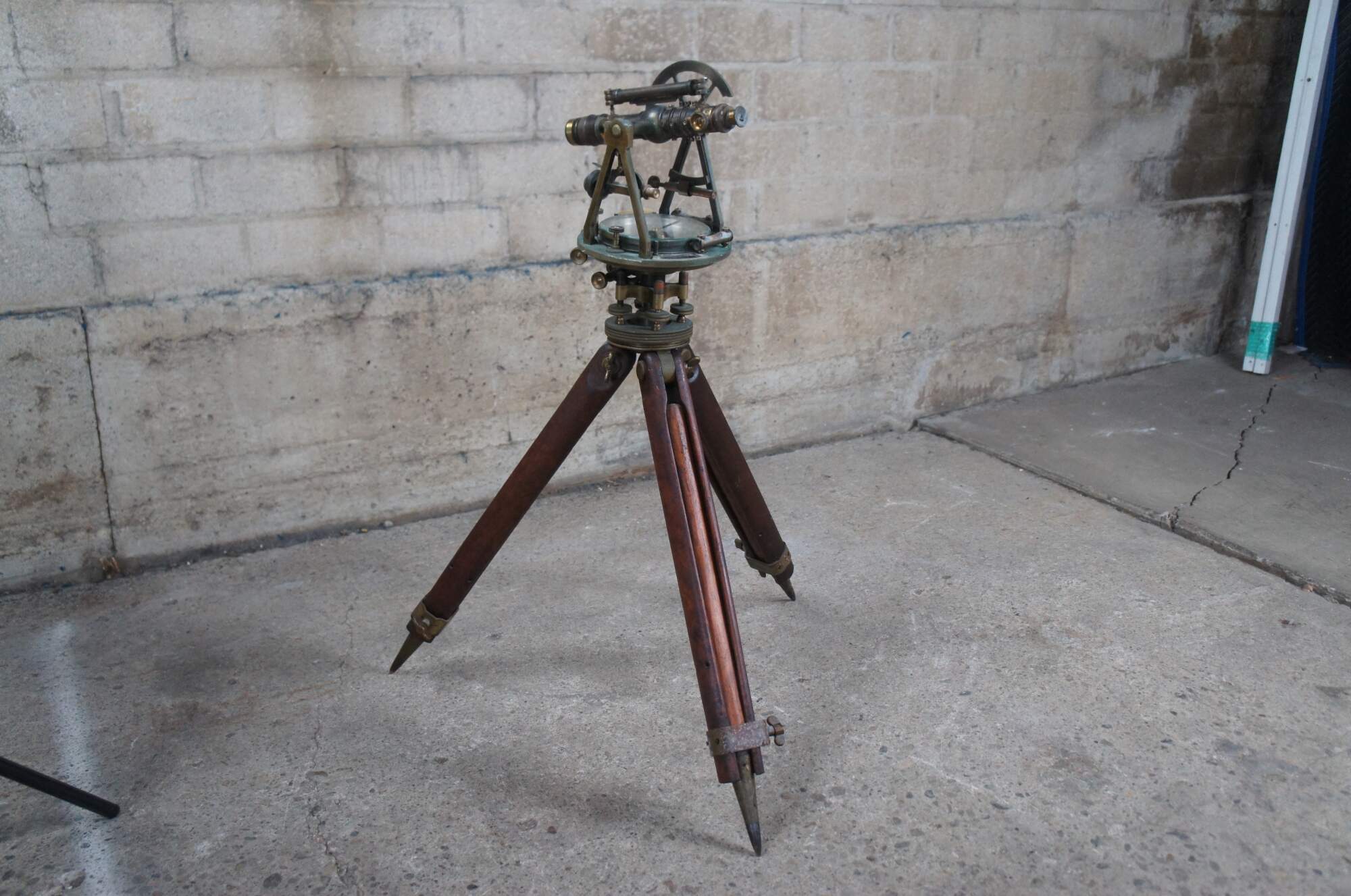 Antique W & L.E Gurley Troy N.Y Surveyors Transit Compass