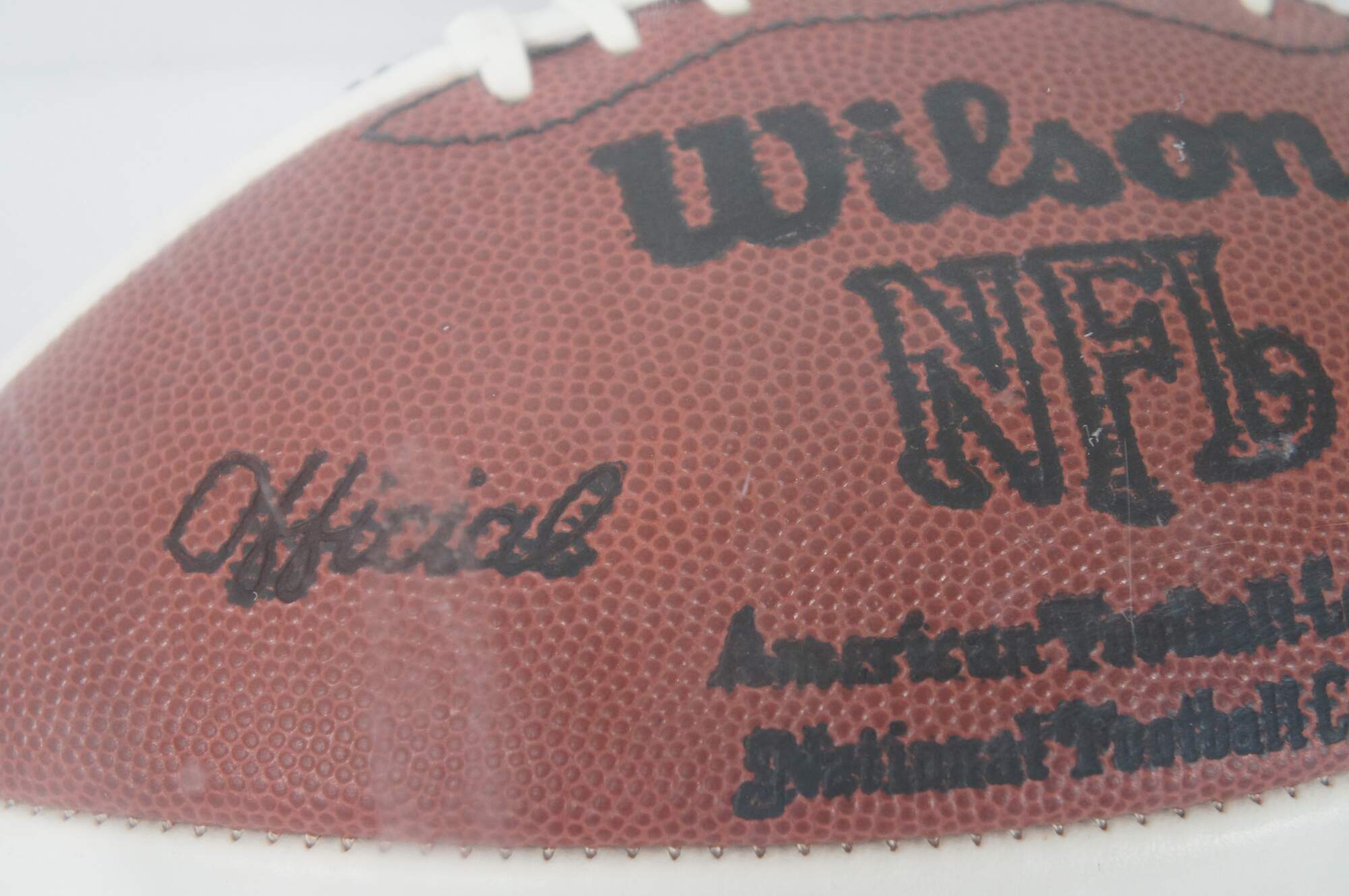 official leather nfl football