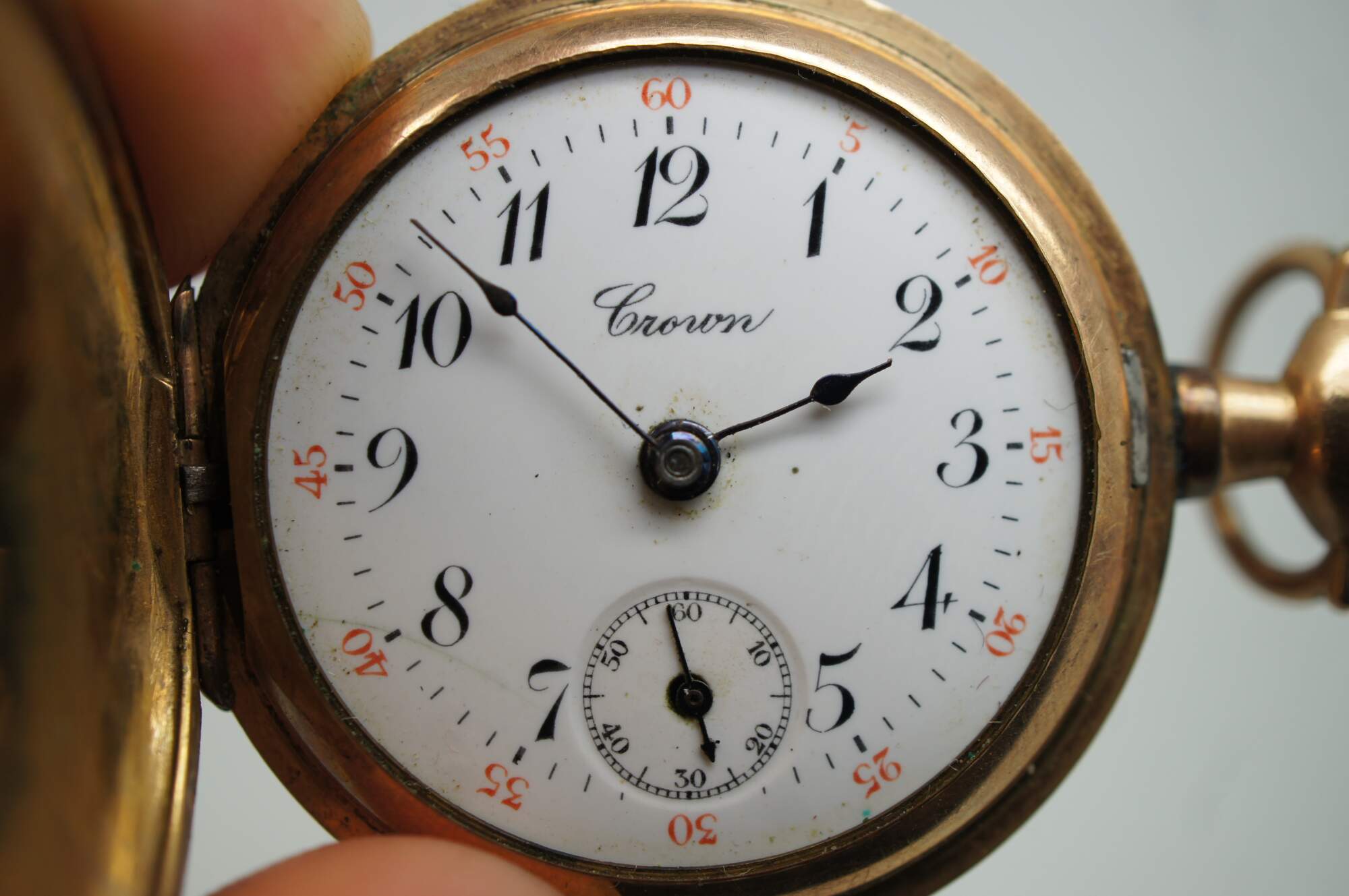 pocket watch crown