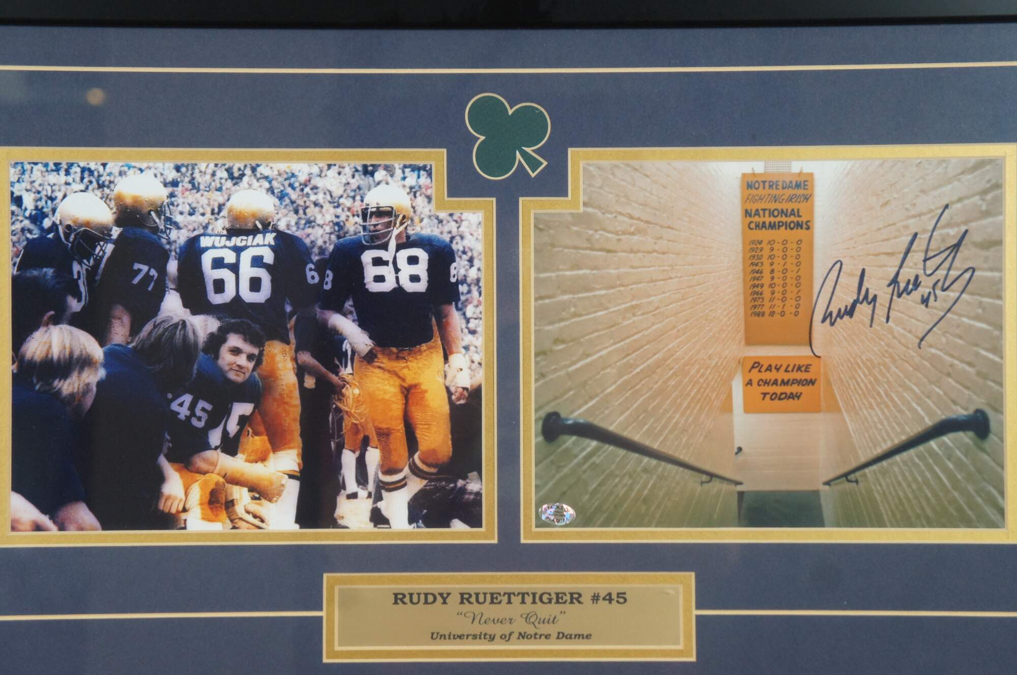 RUDY RUETTIGER  Notre dame fighting irish football, Norte dame football,  Notre dame football