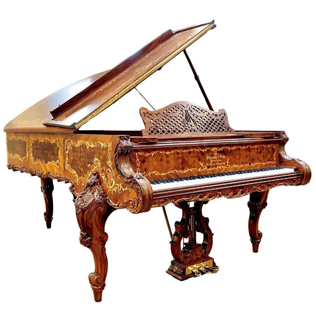 Rare Antique 1901 Steinway Model B Rosewood Grand Piano
