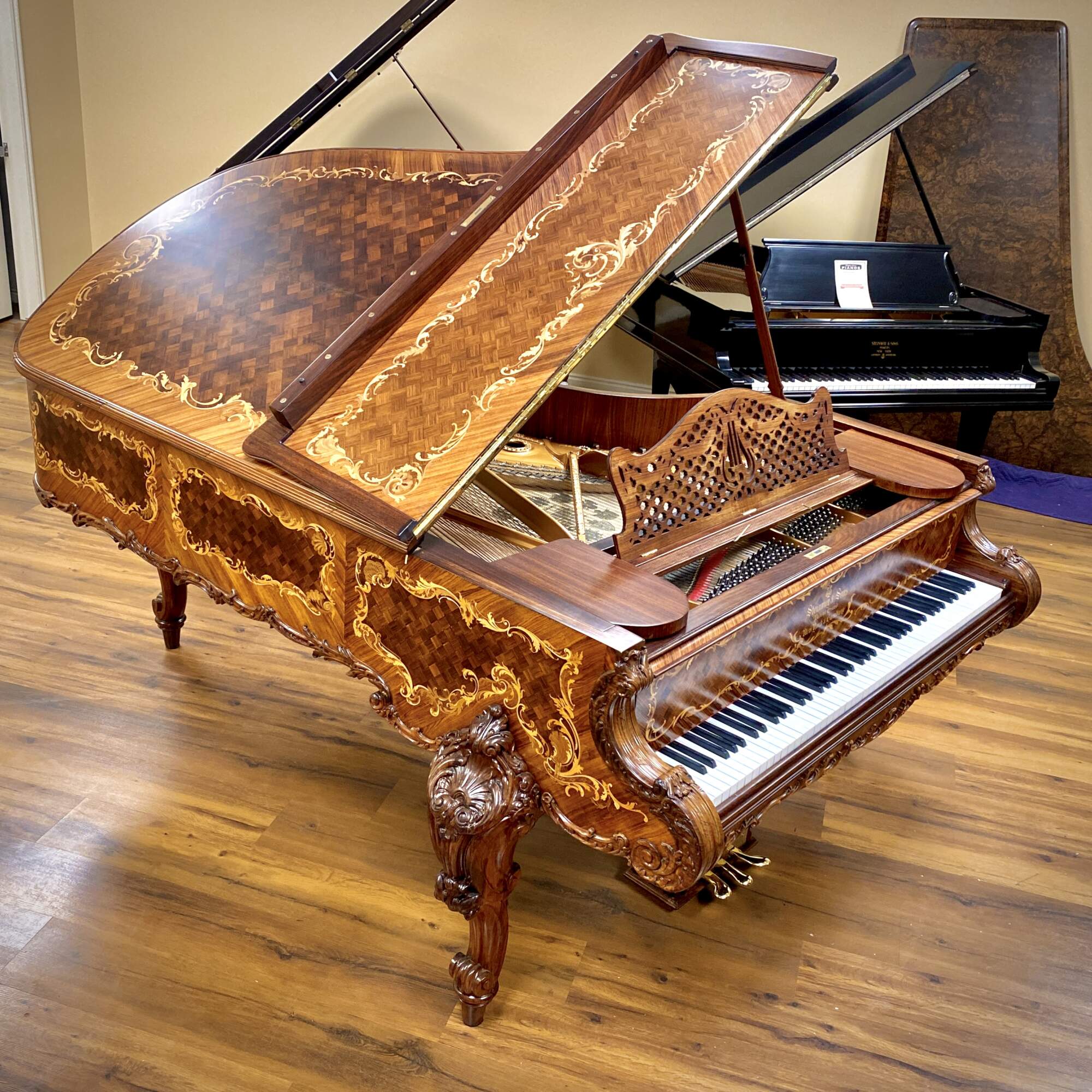 Rare Antique 1901 Steinway Model B Rosewood Grand Piano
