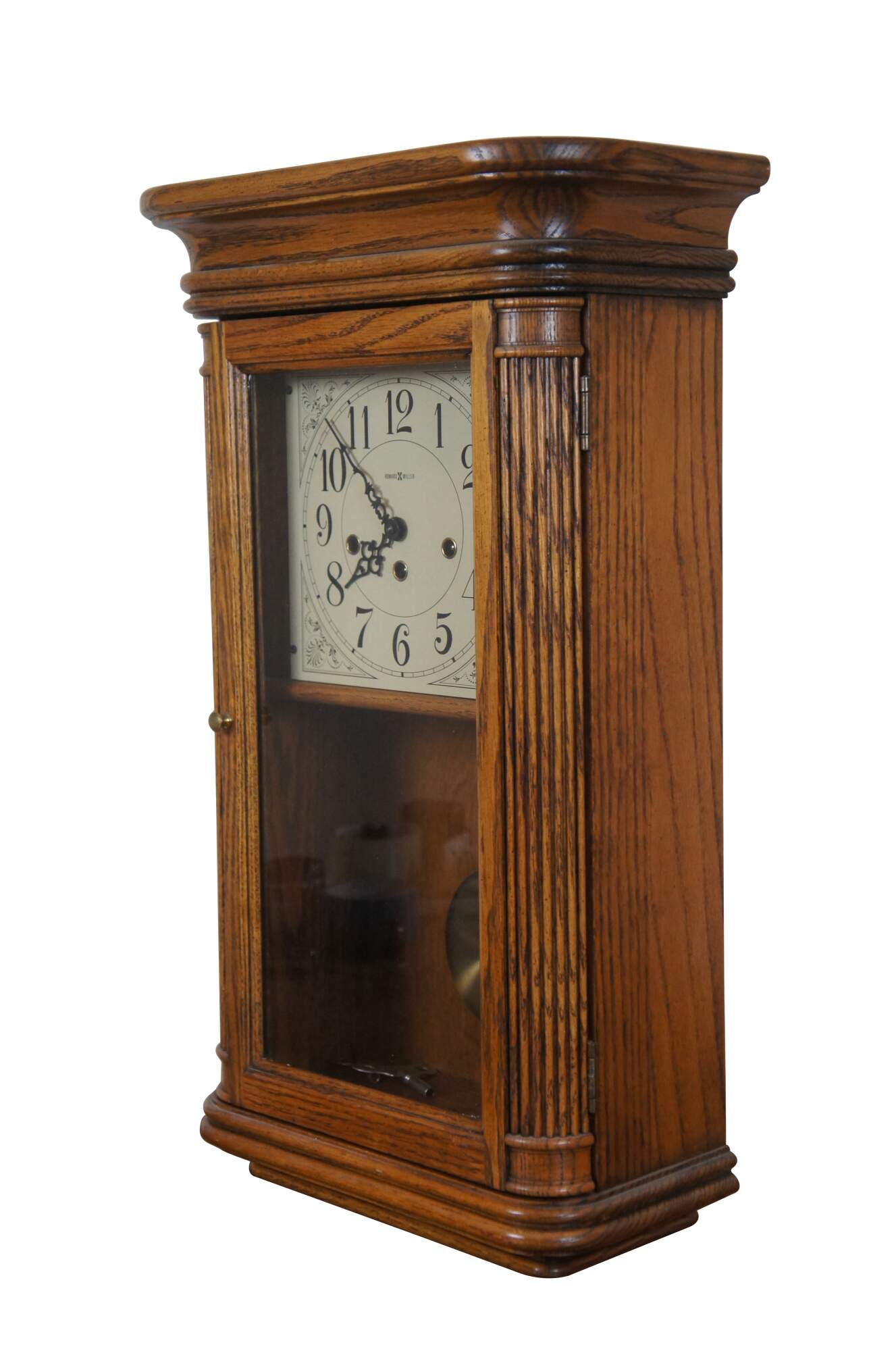 Howard Miller Sandringham Wall Clock 613-108 – Oak Yorkshire, Key Wound  Single Chime Movement