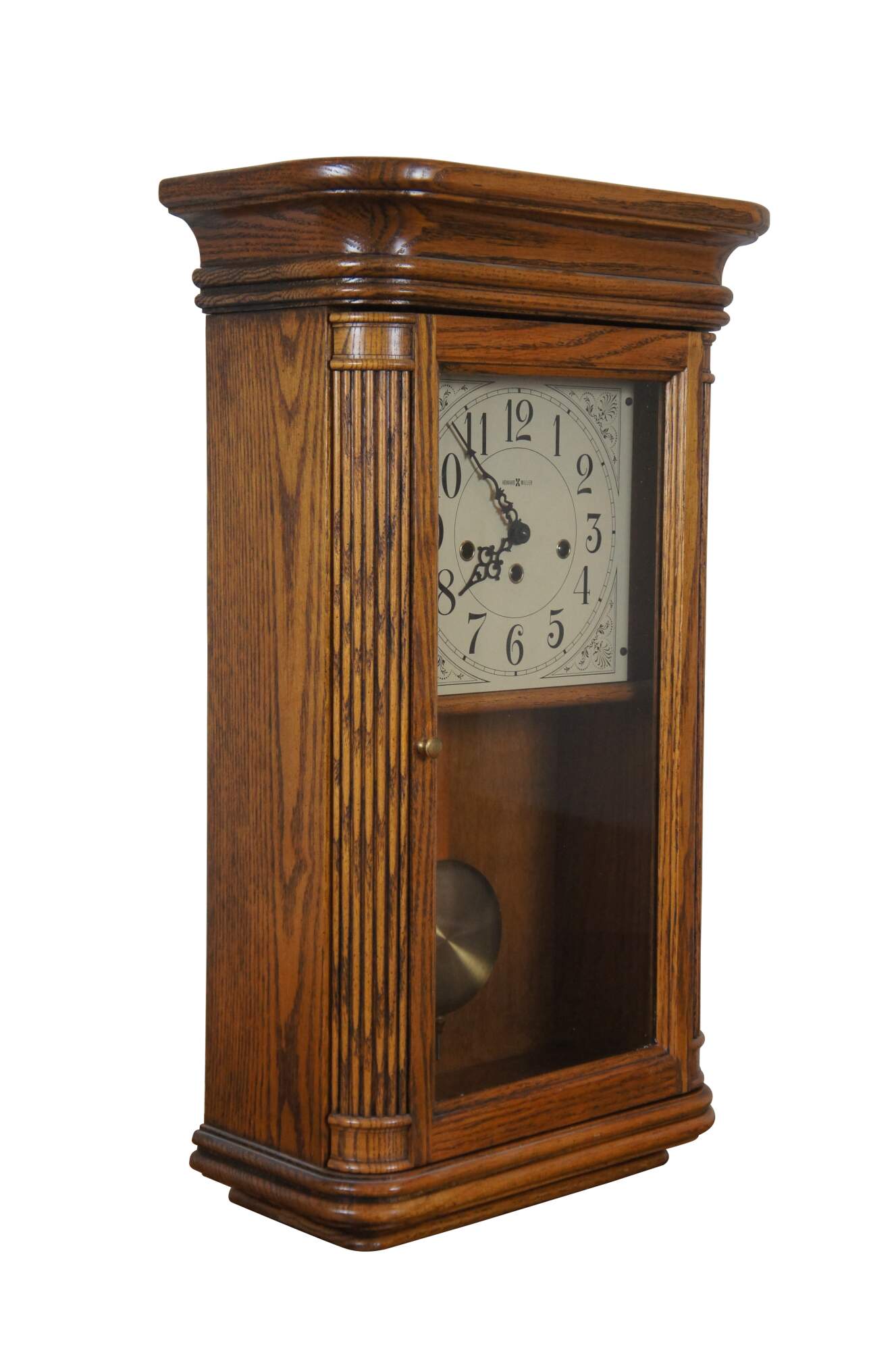 Howard Miller Sandringham Wall Clock 613-108 – Oak Yorkshire, Key Wound  Single Chime Movement